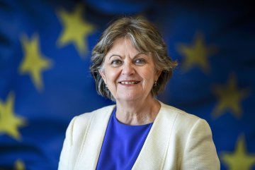 Im Gespräch mit der EU-Kommissarin Elisa Ferreira im Rahmen der EU Regions Week 
