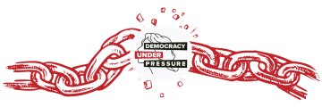 Join the European chain of Democracy while it is pressured and attacked