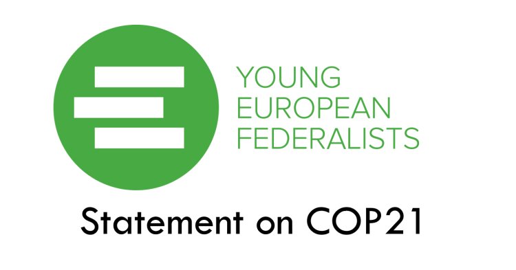 JEF Official Statement on COP21