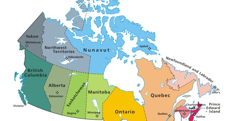 4 federazioni - il Canada