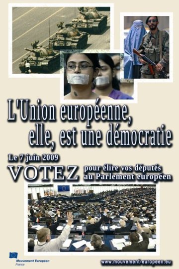 Le Mouvement Européen s'affiche pour la démocratie en Europe