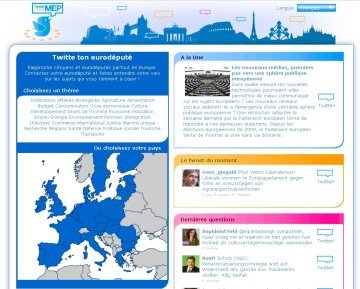 Lancement de Tweet your MEP : Twitter pour rapprocher eurodéputés et citoyens